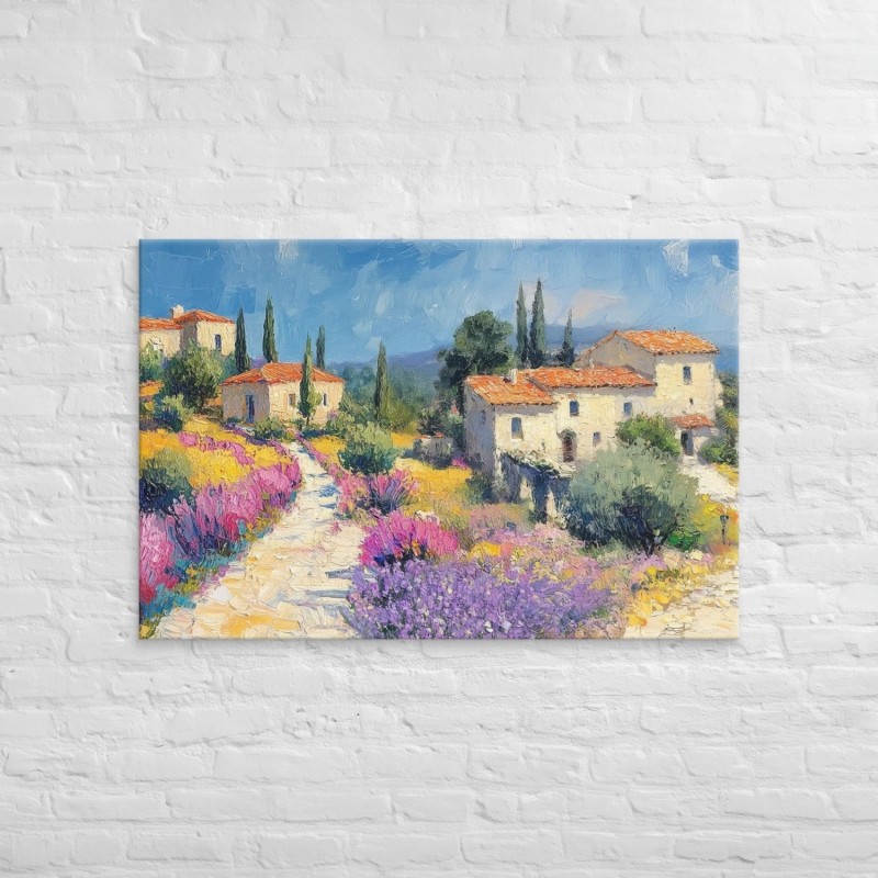 Jerusalem Mountain View Print on Canvas