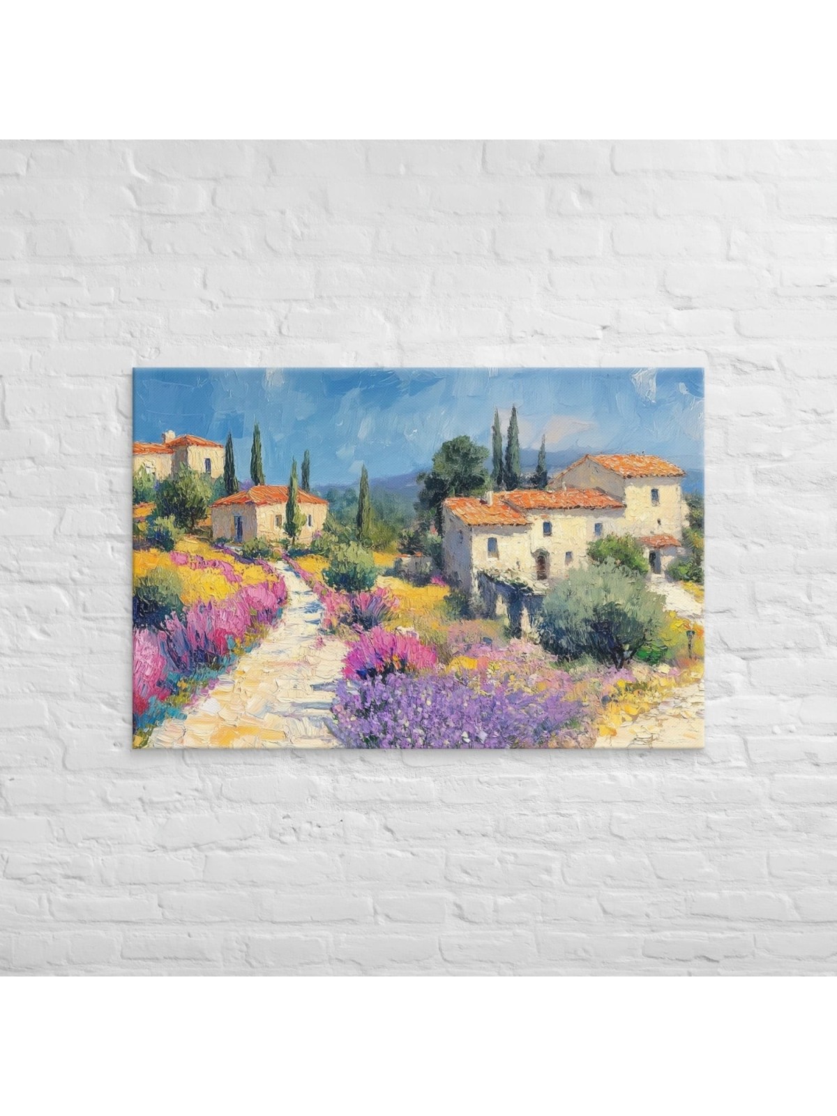 Jerusalem Mountain View Print on Canvas