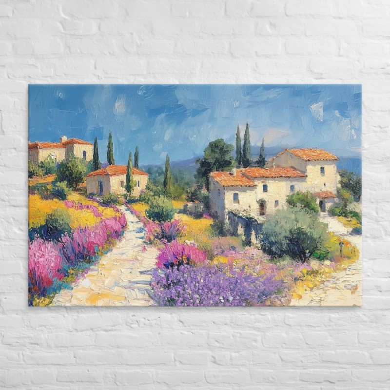 Jerusalem Mountain View Print on Canvas
