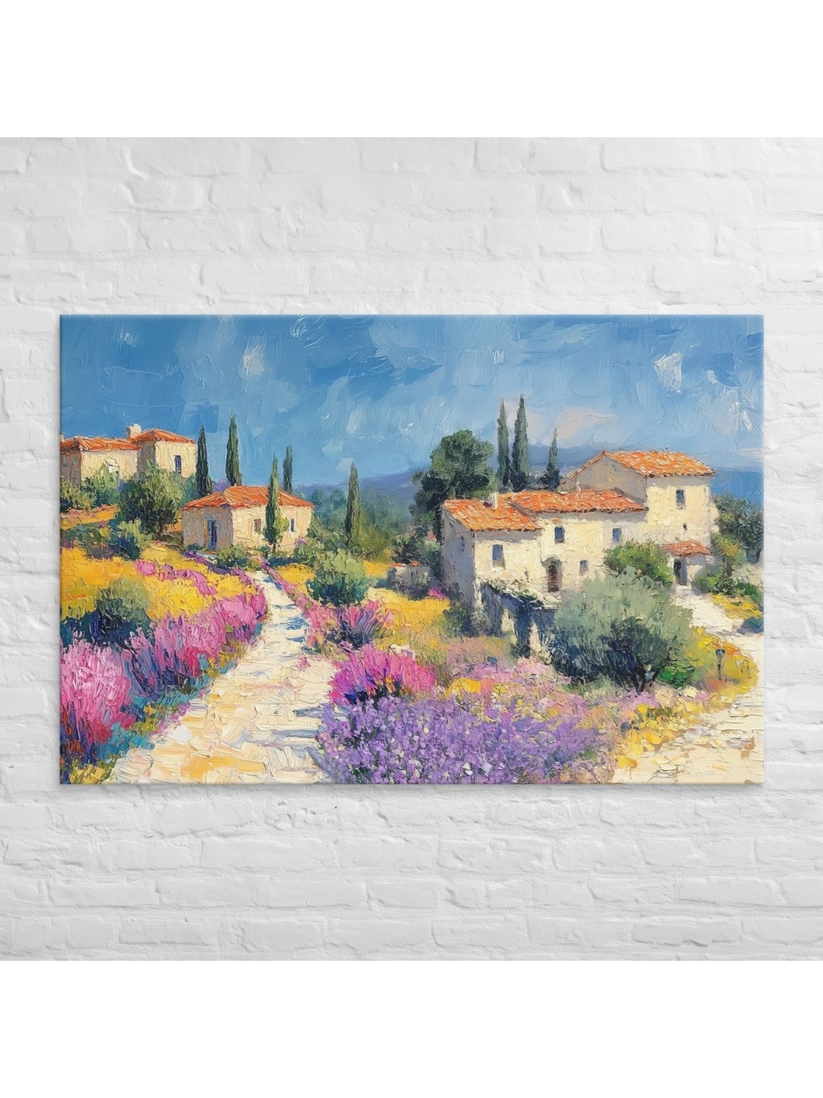 Jerusalem Mountain View Print on Canvas