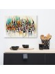 Hebrew Letters Print on Canvas