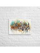Hebrew Letters Print on Canvas