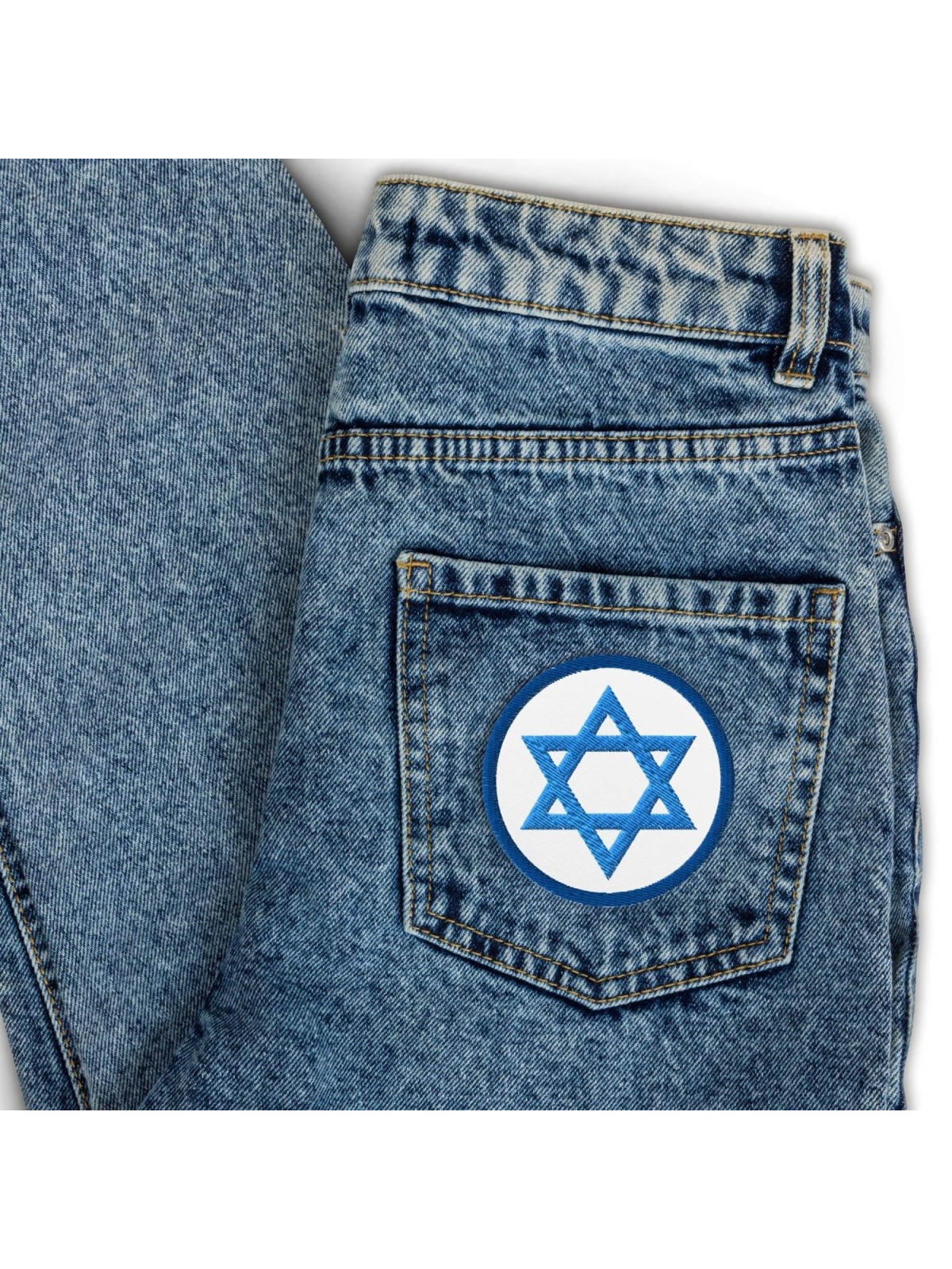 Patch brodé étoile de David