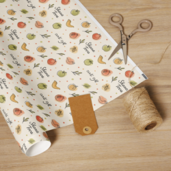 Rosh Hashanah Wrapping Paper with Shana Tova Design
