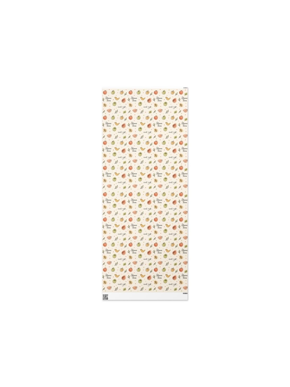 Rosh Hashanah Wrapping Paper with Shana Tova Design