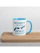 Mug Man Plans Hands - Couleur à l'intérieur