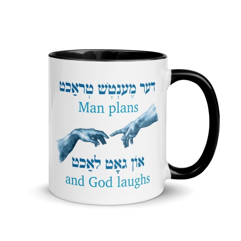 Mug Man Plans Hands - Couleur à l'intérieur