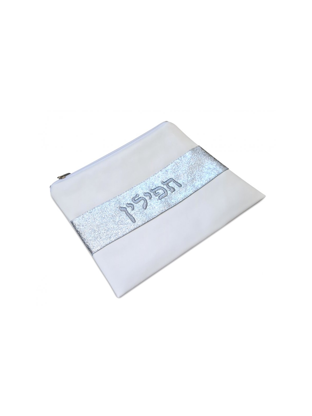 Off White Faux Leather Tallit and Tefillin ... | Talit & Tefillin Bags