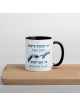 Mug Man Plans Hands - Couleur à l'intérieur