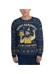 Sweat-shirt laid Happy Hanukkah - Conception drôle de fête de festival de 8 jours - B