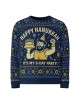 Sweat-shirt laid Happy Hanukkah - Conception drôle de fête de festival de 8 jours - B