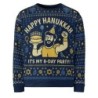 Happy Hanukkah Ugly Sweatshirt - Funny 8-Day Festival Party Design - B