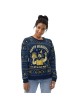 Sweat-shirt laid Happy Hanukkah - Conception drôle de fête de festival de 8 jours - B