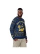 Sweat-shirt laid Happy Hanukkah - Conception drôle de fête de festival de 8 jours - B