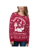 Sweat-shirt laid Happy Hanukkah - Conception drôle de fête de festival de 8 jours - R