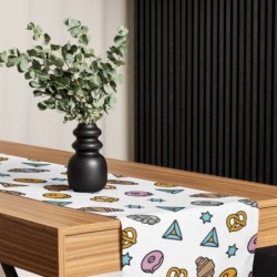 Jewish Pastries Table Runner