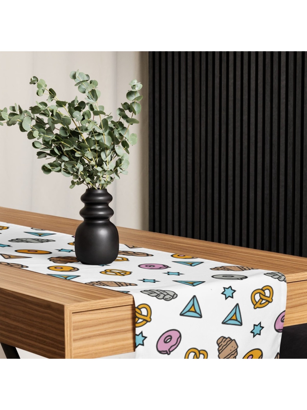 Jewish Pastries Table Runner