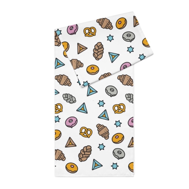 Jewish Pastries Table Runner