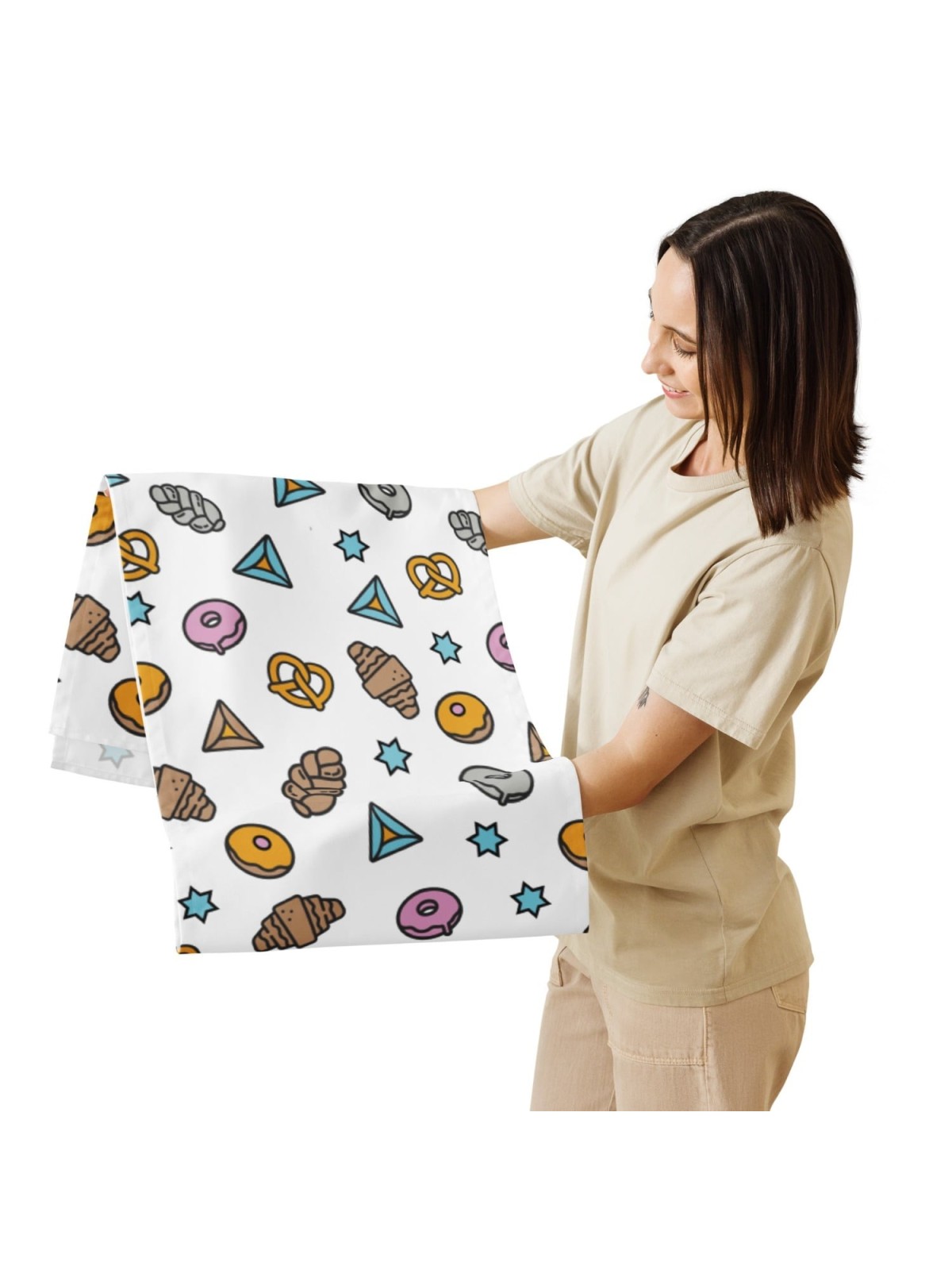 Jewish Pastries Table Runner