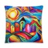 Colorful Jerusalem Decorative Pillow