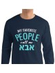 My Favorite People Call Me Abba: Men's Long Sleeve Shirt