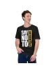 Say No To Antisemitism Block Print Unisex T-Shirt
