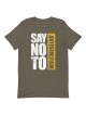 Say No To Antisemitism Block Print Unisex T-Shirt