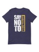 Dites non à l’antisémitisme Block Print T-shirt unisexe