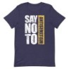 Say No To Antisemitism Block Print Unisex T-Shirt
