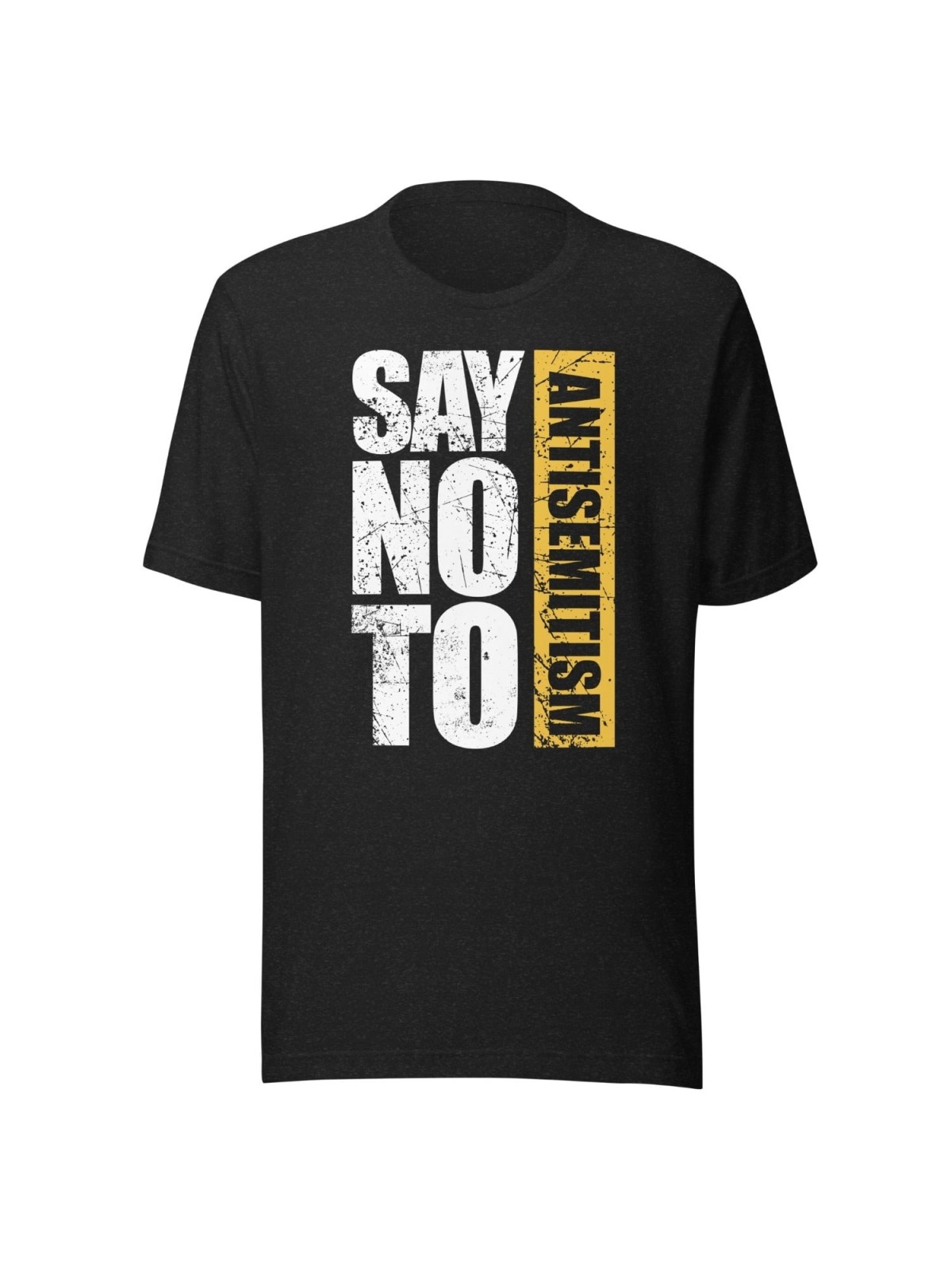 Say No To Antisemitism Block Print Unisex T-Shirt