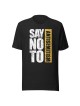 Dites non à l’antisémitisme Block Print T-shirt unisexe