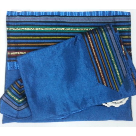 Gabrieli Handwoven Royal Blue Silk Tal... | Gabrieli Hand Woven Tallit