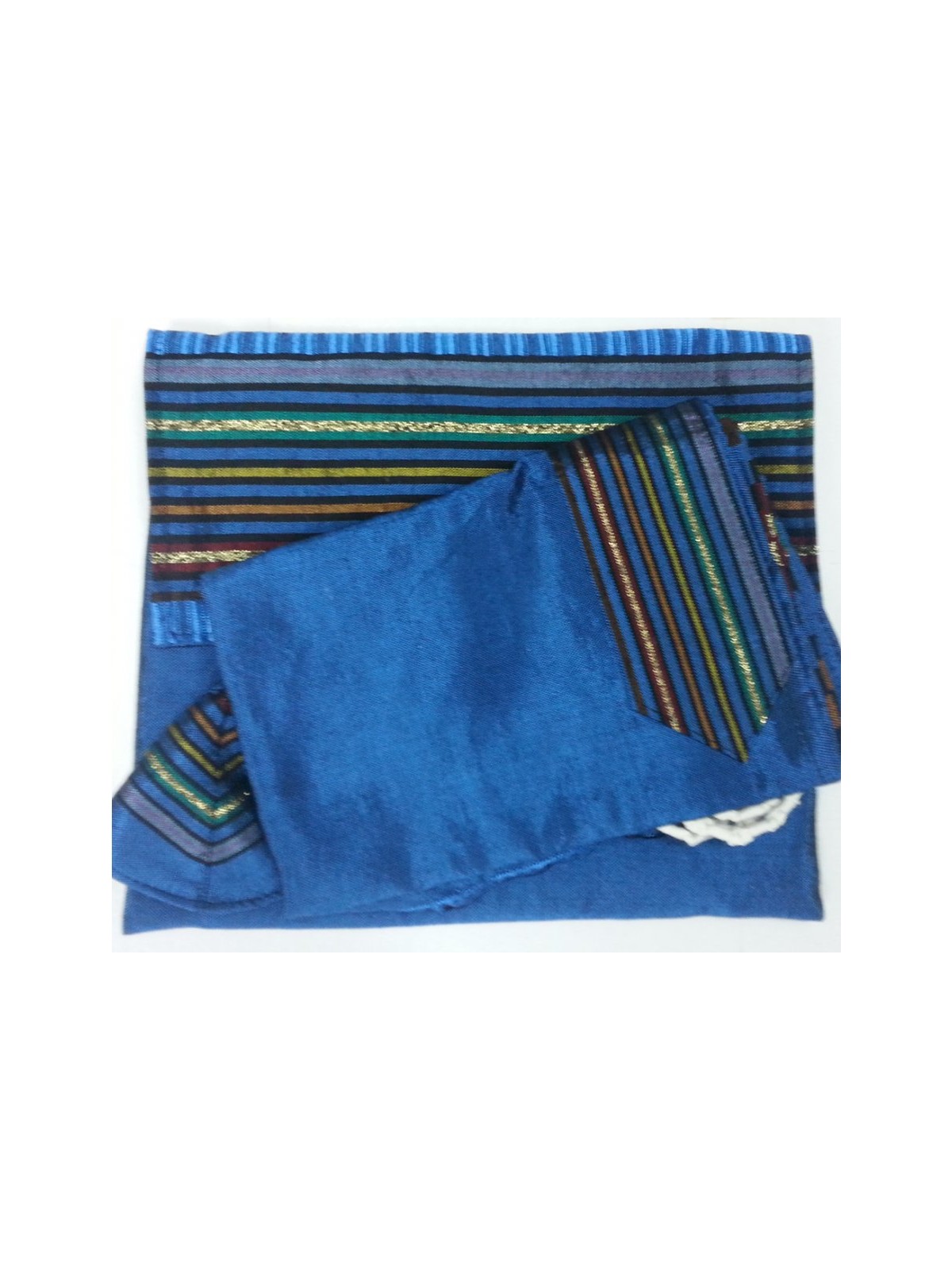 Gabrieli Handwoven Royal Blue Silk Tal... | Gabrieli Hand Woven Tallit
