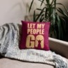 Let My People Go Passover Pillow