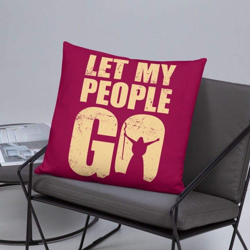 Let My People Go Passover Pillow