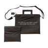 Black Faux Leather Tallit Tefillin Bag Sh... | Jewish Gift from Israel
