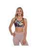 Jerusalem Pop Art Designer Padded Sports Bra