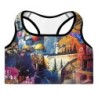 Jerusalem Pop Art Designer Padded Sports Bra