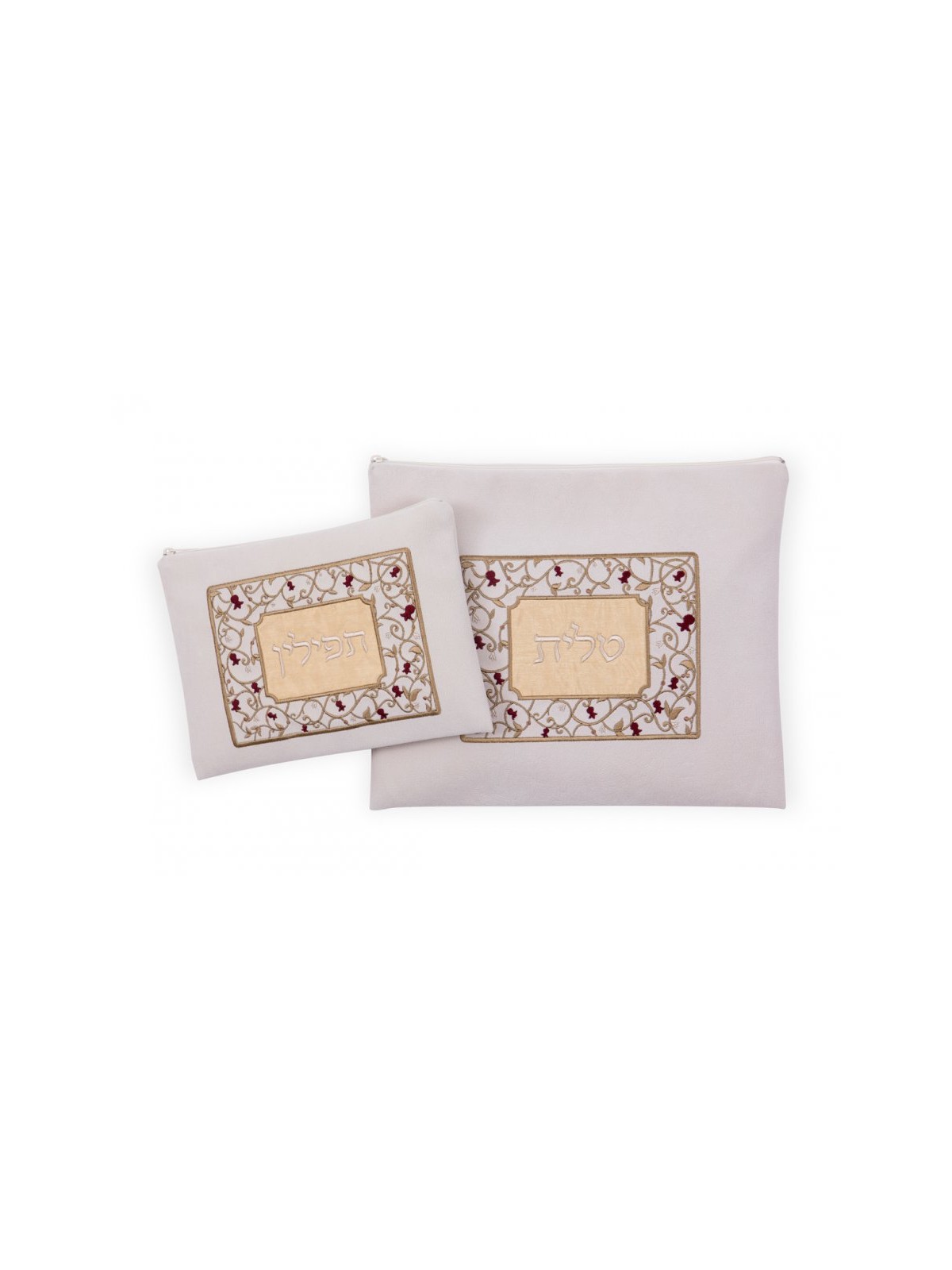 Ronit Gur Impala Tallit Bags Set Off White ... | Talit & Tefillin Bags