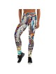 Leggings de yoga de créateur de pop art de Tel Aviv