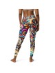 Leggings de yoga de créateur de pop art de Tel Aviv
