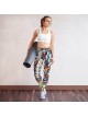Leggings de yoga de créateur de pop art de Tel Aviv