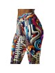 Leggings de yoga de créateur de pop art de Tel Aviv