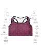 Ahava / Love Designer Padded Sports Bra