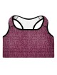 Ahava / Love Designer Padded Sports Bra