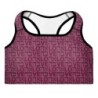 Ahava / Love Designer Padded Sports Bra