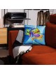 Coussin colombe Shalom en verre teinté