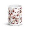 Enticing Pomegranates White Glossy Mug