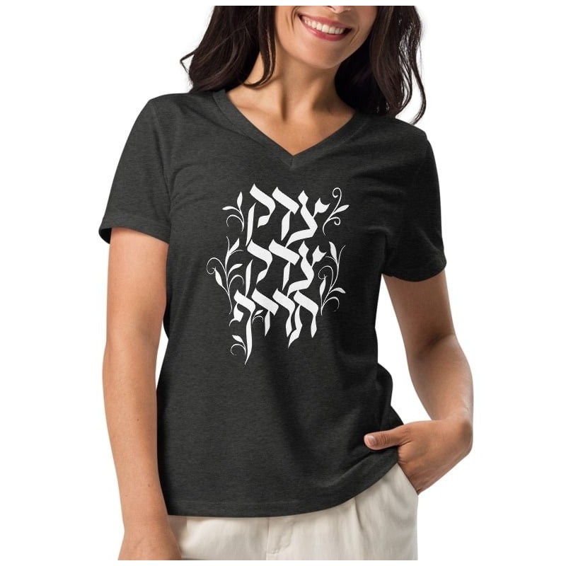 Justice, Justice Shall You Pursue Women's V-Neck T-Shirt