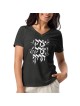 Justice, Justice Shall You Pursue T-shirt col V femme